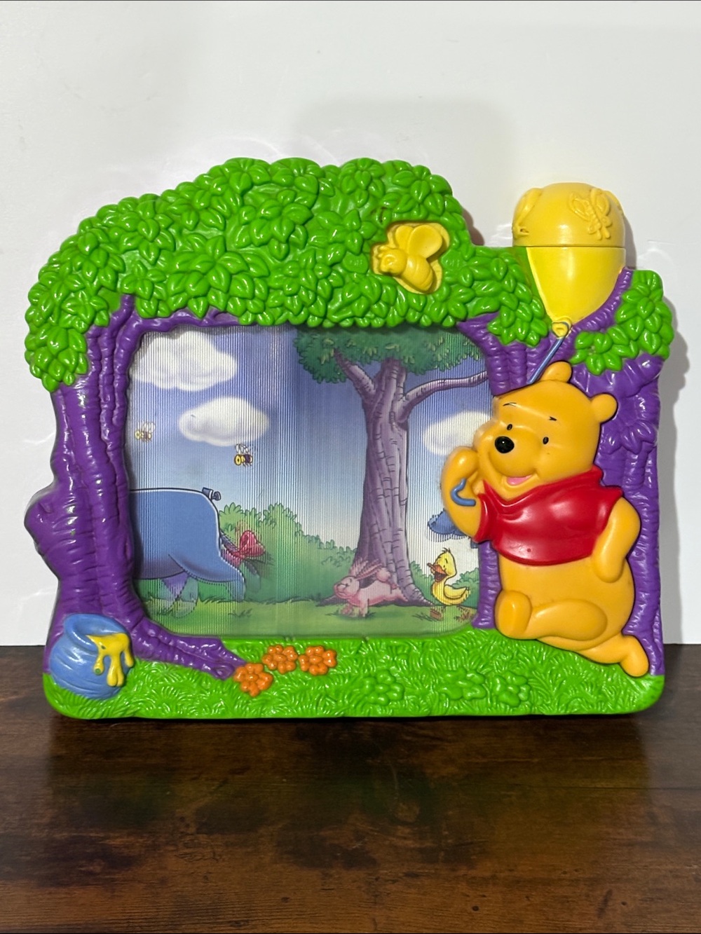 Fisher Price Winnie the Pooh Scrolling Musical TV 68915 Tested and Working